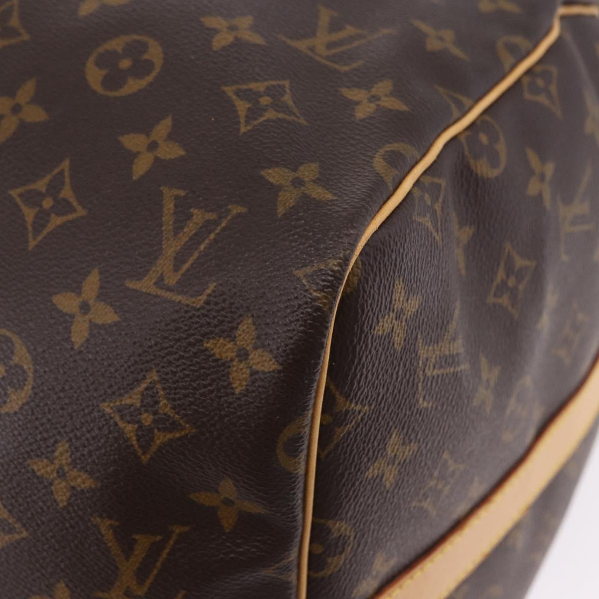 LOUIS VUITTON Monogram Keepall Bandouliere 55 Boston Bag M41414 LV Auth ka6148