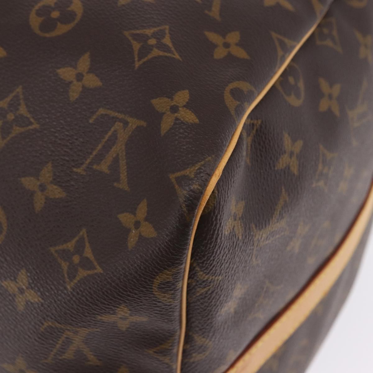 LOUIS VUITTON Monogram Keepall Bandouliere 55 Boston Bag M41414 LV Auth ka6148