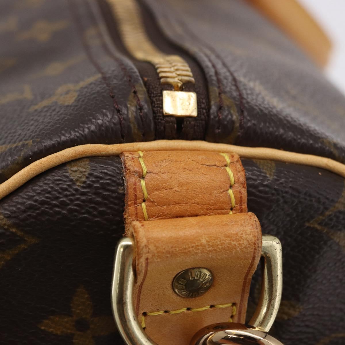 LOUIS VUITTON Monogram Keepall Bandouliere 55 Boston Bag M41414 LV Auth ka6148