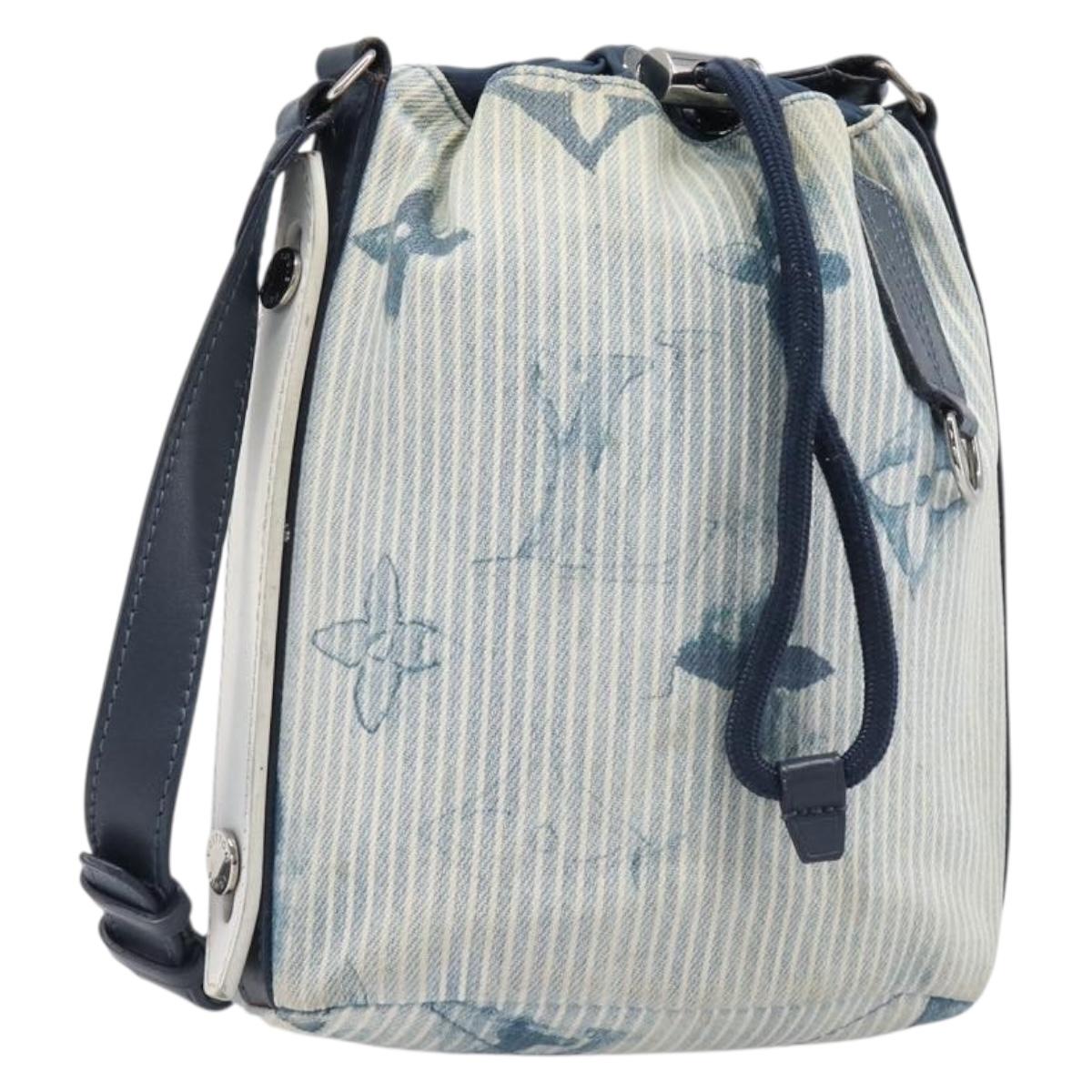 LOUIS VUITTON Monogram Watercolor Sac Malang Messenger Navy M57830 Auth ka6157A