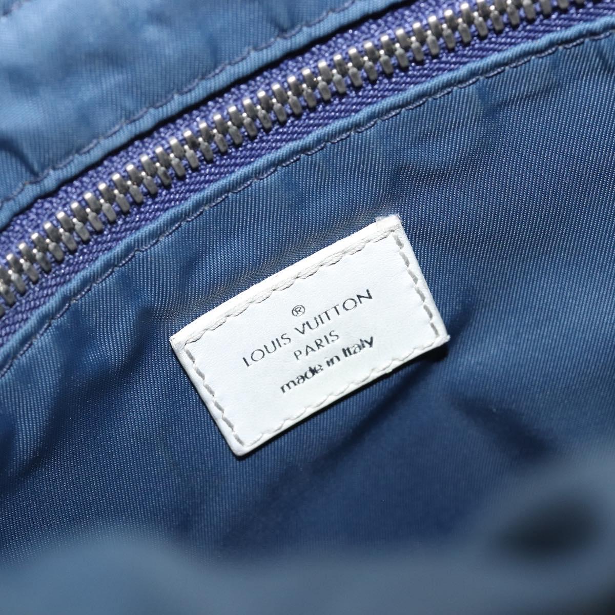 LOUIS VUITTON Monogram Watercolor Sac Malang Messenger Navy M57830 Auth ka6157A