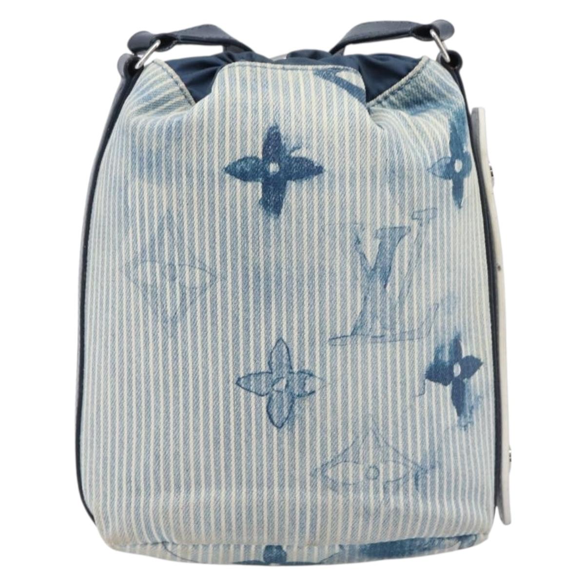 LOUIS VUITTON Monogram Watercolor Sac Malang Messenger Navy M57830 Auth ka6157A