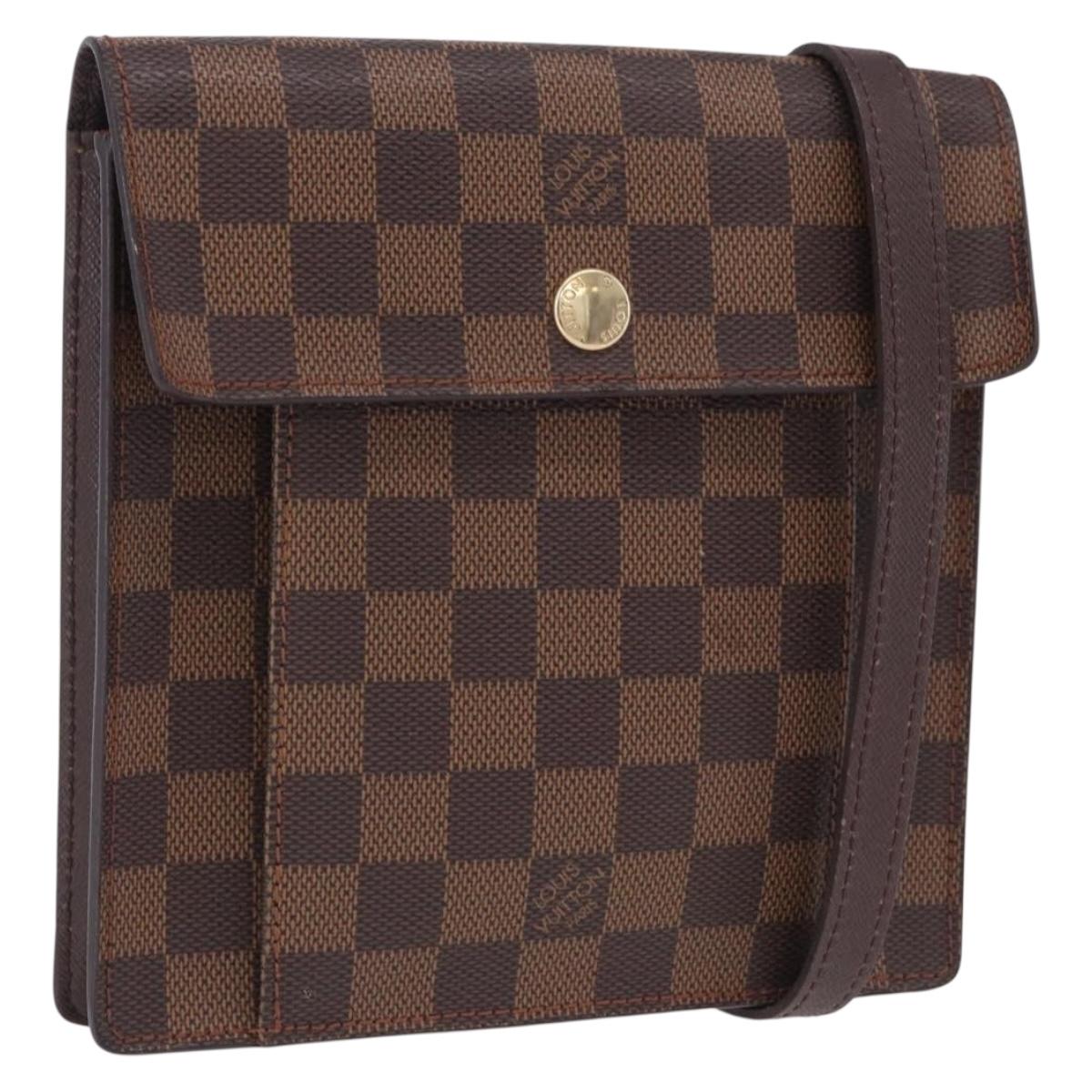 LOUIS VUITTON Damier Ebene Pimlico Shoulder Bag N45272 LV Auth ka6158