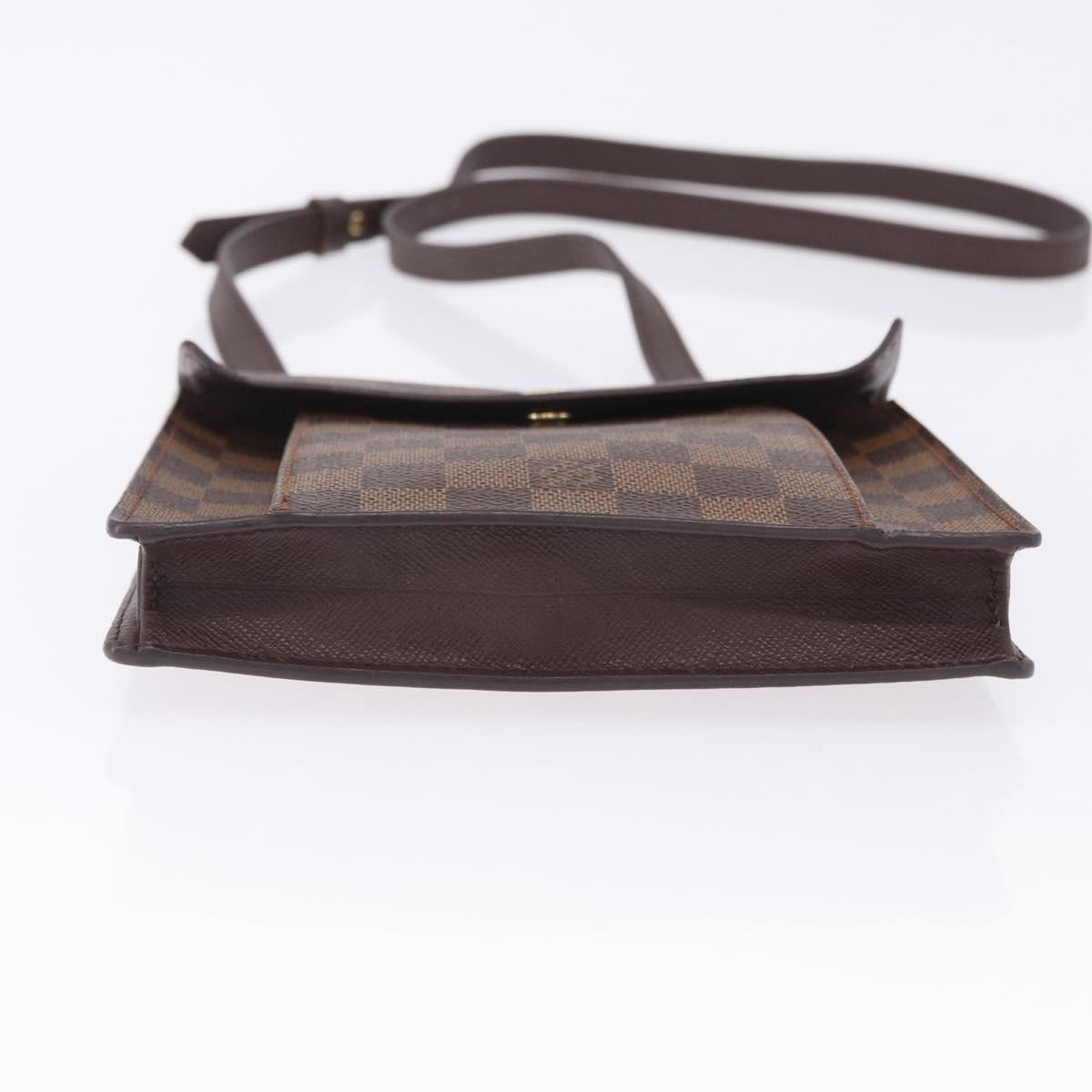 LOUIS VUITTON Damier Ebene Pimlico Shoulder Bag N45272 LV Auth ka6158