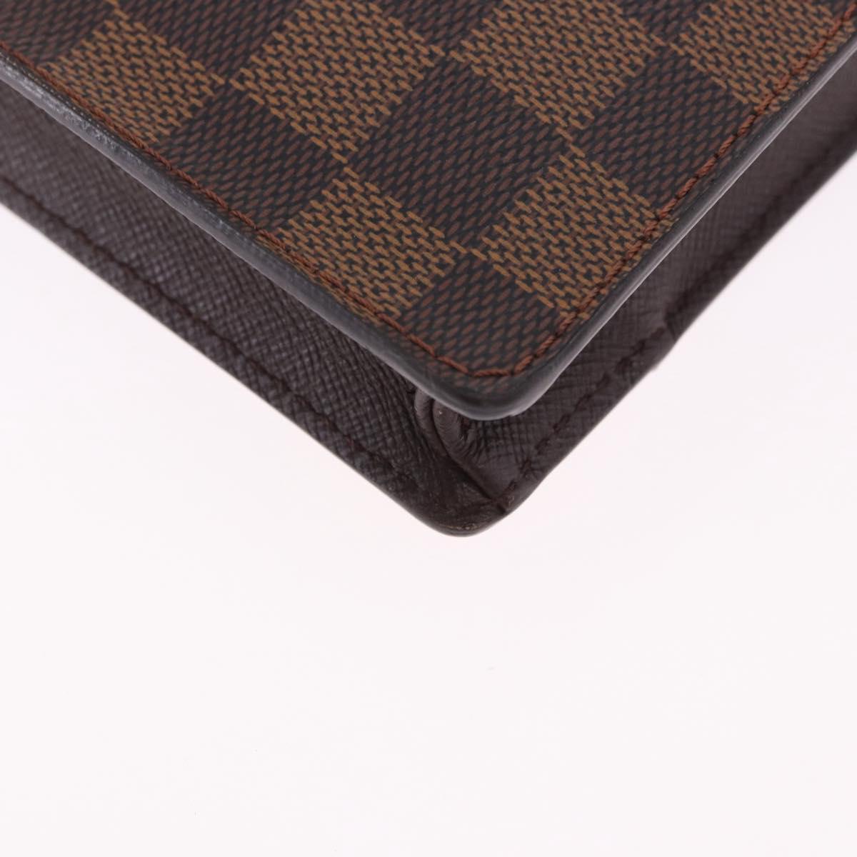 LOUIS VUITTON Damier Ebene Pimlico Shoulder Bag N45272 LV Auth ka6158