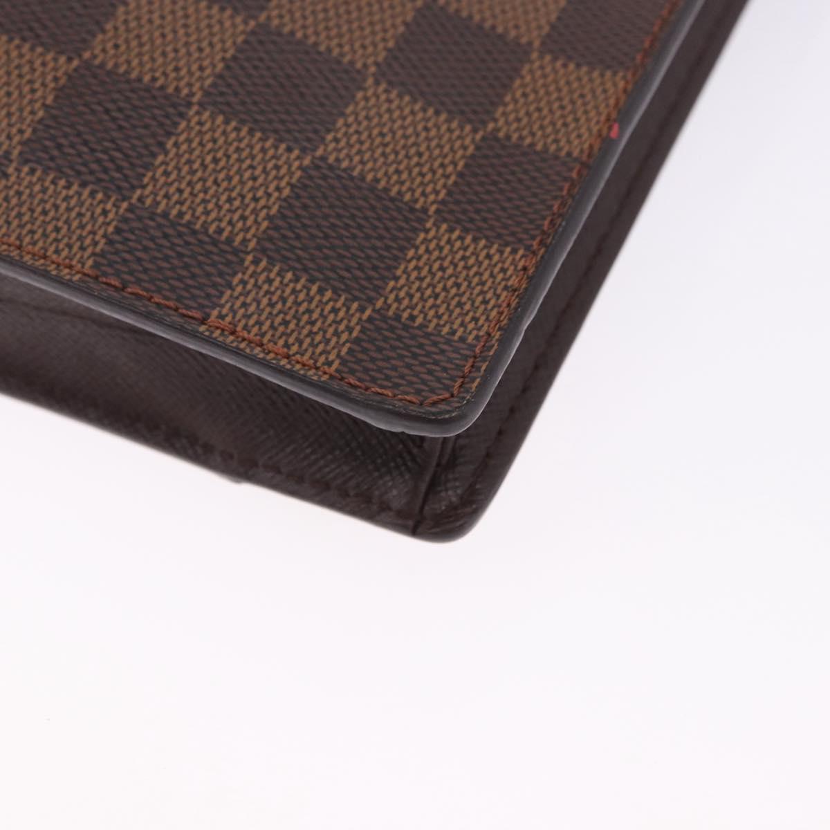 LOUIS VUITTON Damier Ebene Pimlico Shoulder Bag N45272 LV Auth ka6158