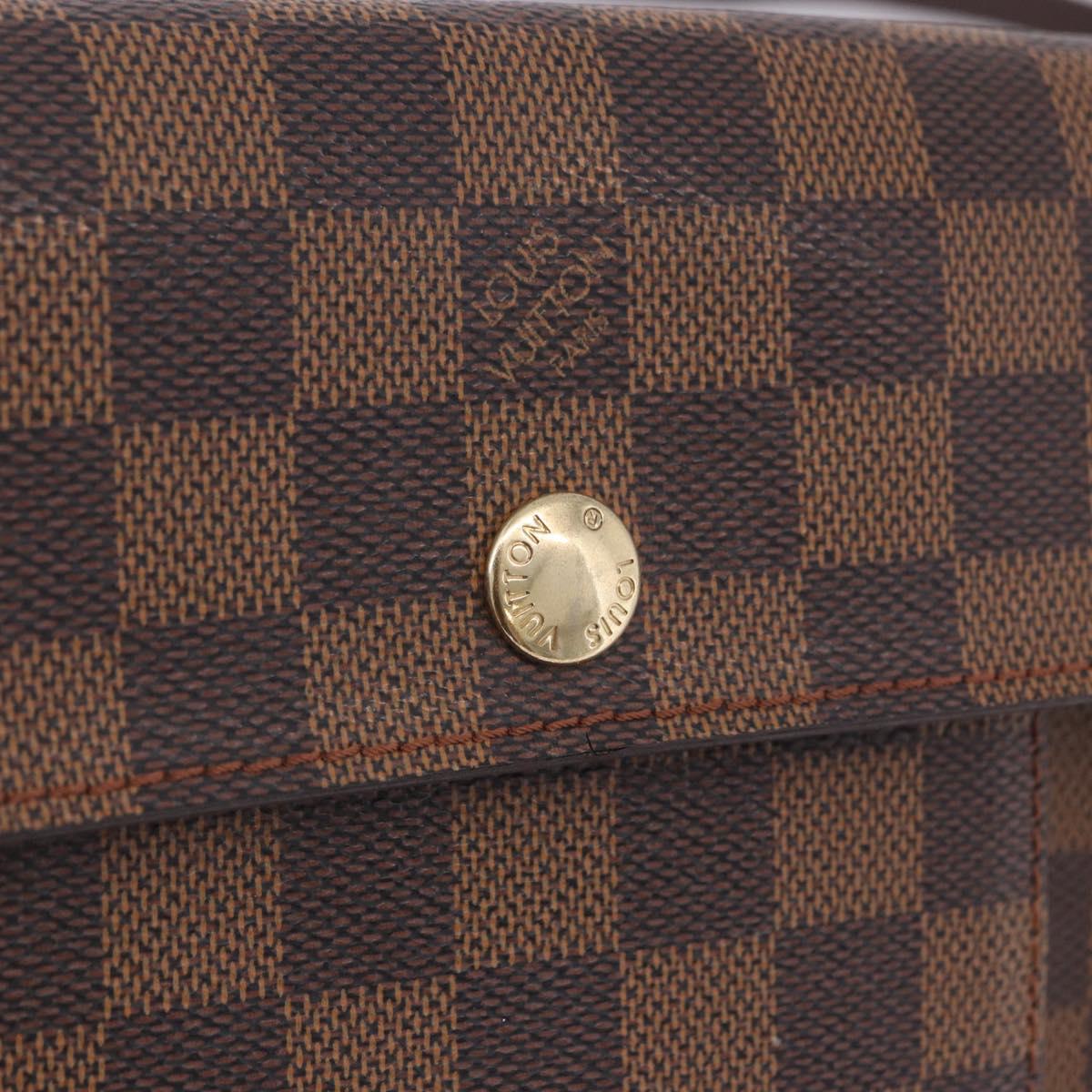 LOUIS VUITTON Damier Ebene Pimlico Shoulder Bag N45272 LV Auth ka6158