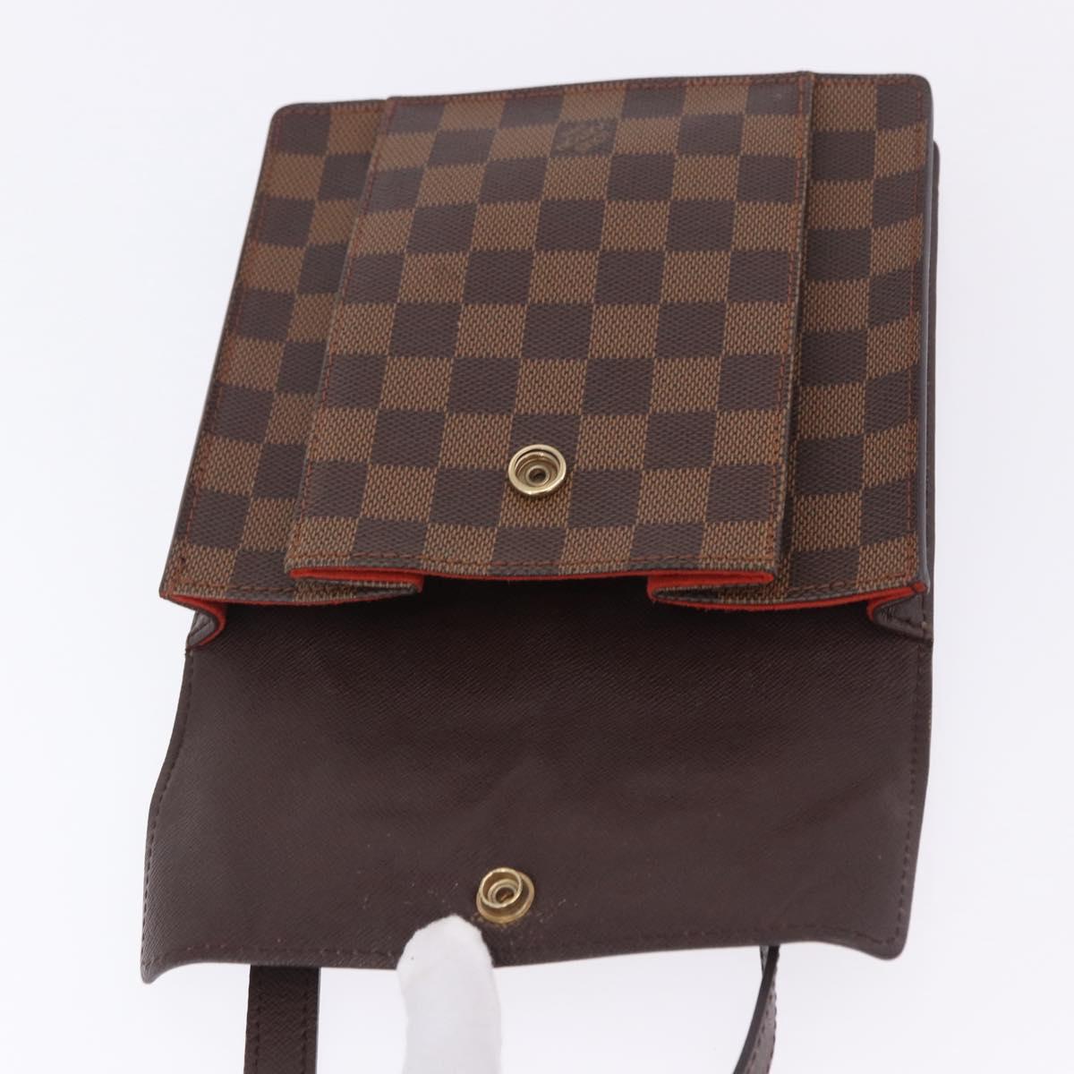LOUIS VUITTON Damier Ebene Pimlico Shoulder Bag N45272 LV Auth ka6158