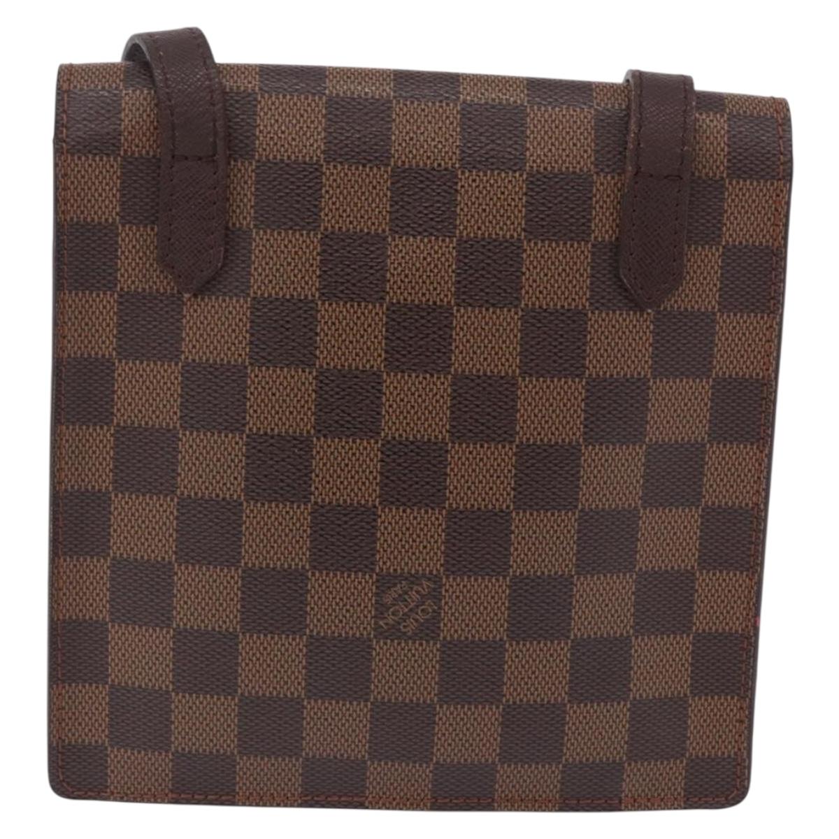 LOUIS VUITTON Damier Ebene Pimlico Shoulder Bag N45272 LV Auth ka6158