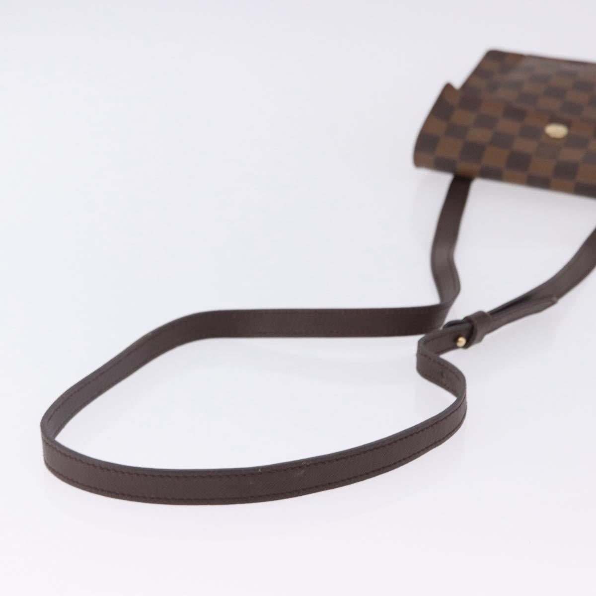LOUIS VUITTON Damier Ebene Pimlico Shoulder Bag N45272 LV Auth ka6158