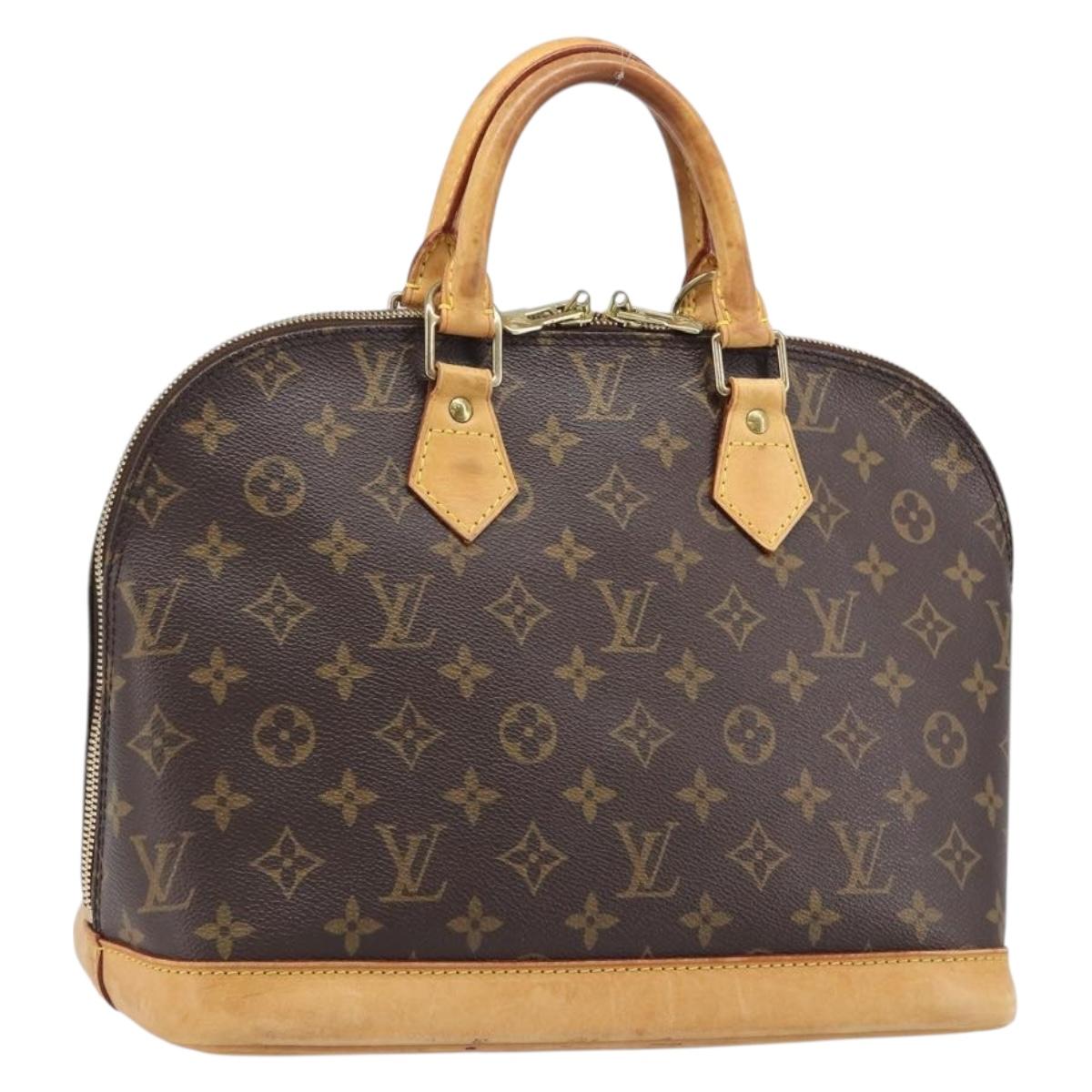 LOUIS VUITTON Monogram Alma Hand Bag M51130 LV Auth ka6161A