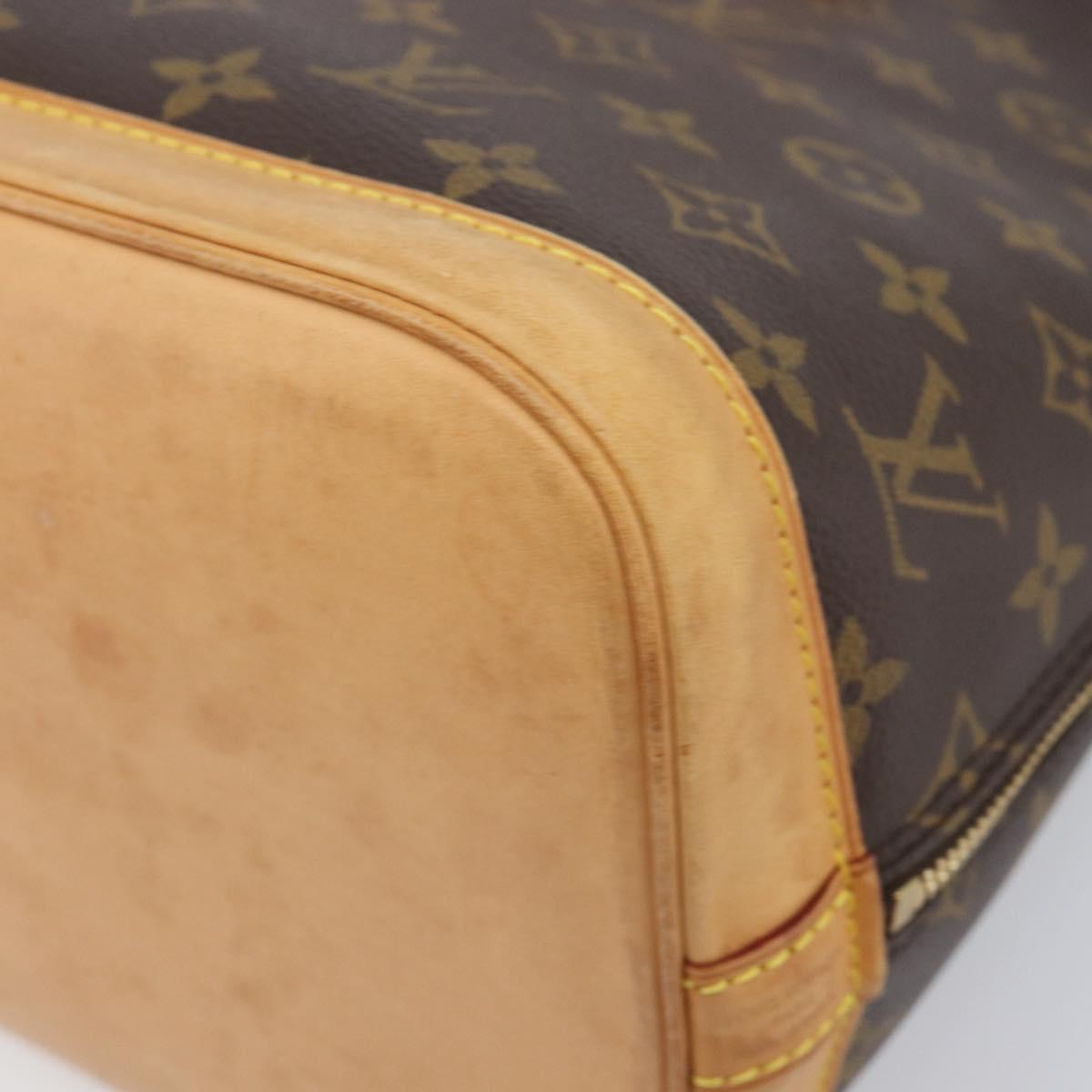 LOUIS VUITTON Monogram Alma Hand Bag M51130 LV Auth ka6161A