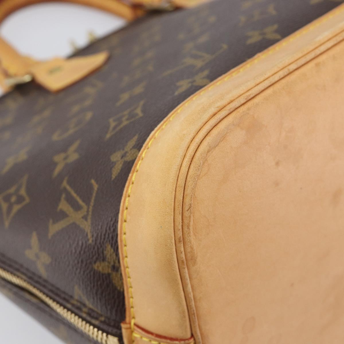 LOUIS VUITTON Monogram Alma Hand Bag M51130 LV Auth ka6161A