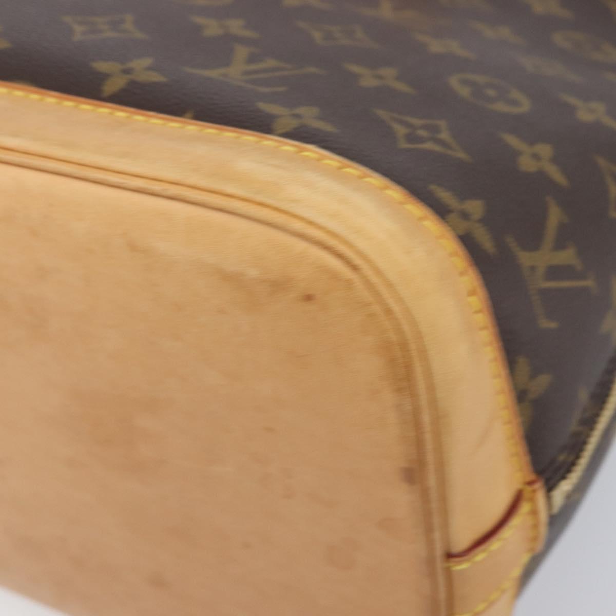 LOUIS VUITTON Monogram Alma Hand Bag M51130 LV Auth ka6161A