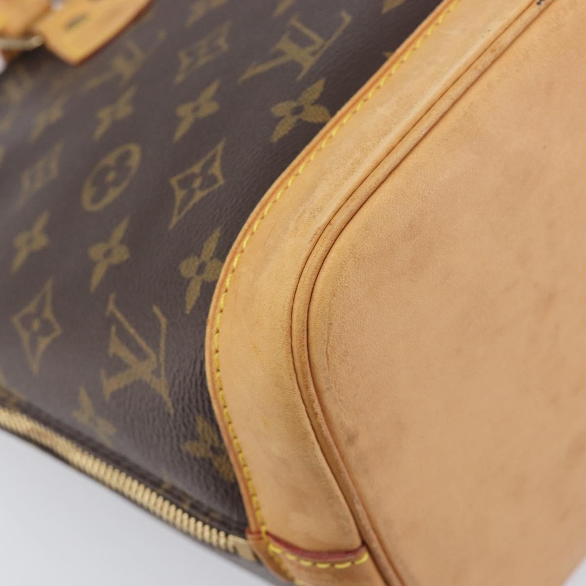 LOUIS VUITTON Monogram Alma Hand Bag M51130 LV Auth ka6161A