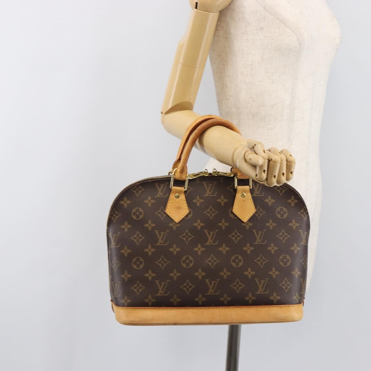 LOUIS VUITTON Monogram Alma Hand Bag M51130 LV Auth ka6161A