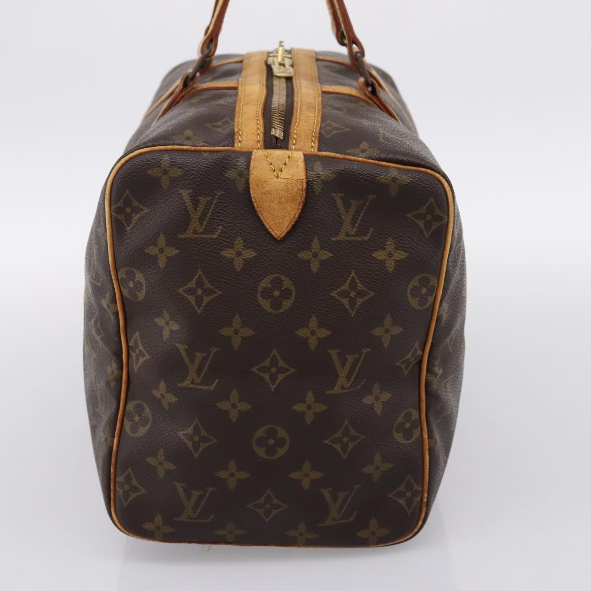 LOUIS VUITTON Monogram Sac Souple 35 Boston Bag M41626 LV Auth ka6164