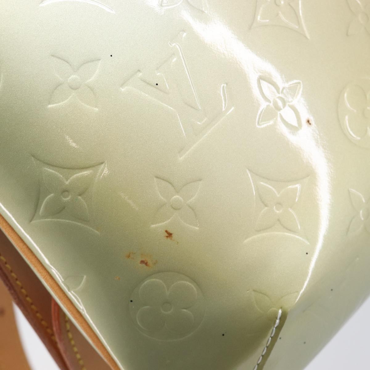 LOUIS VUITTON Monogram Vernis Thompson Street Bag Gris M91008 LV Auth ka6166