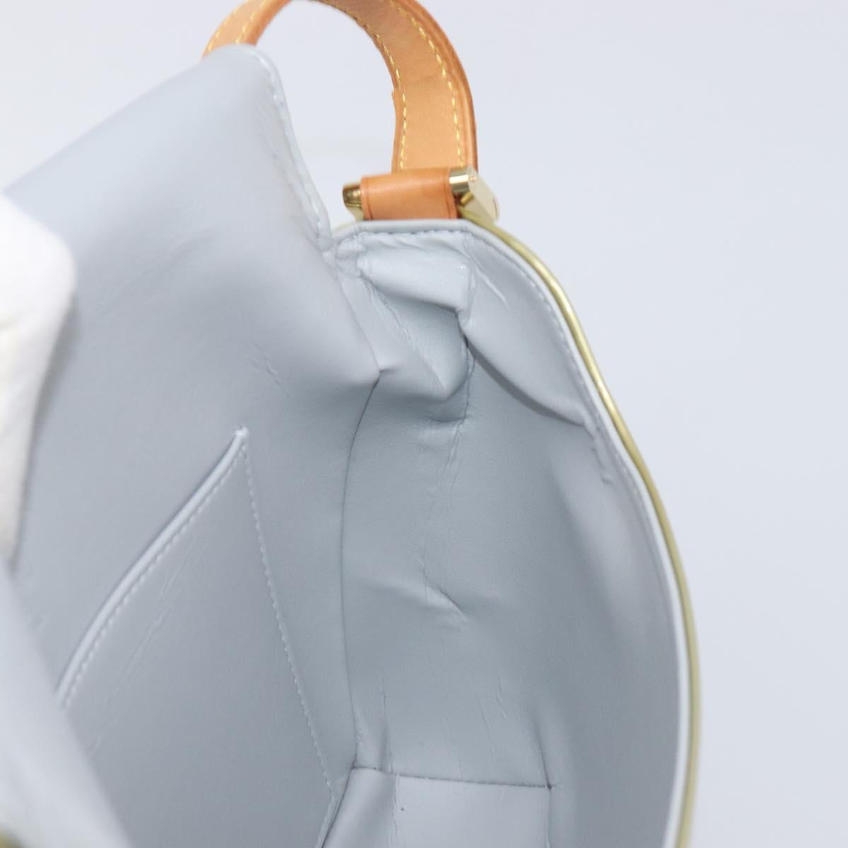 LOUIS VUITTON Monogram Vernis Thompson Street Bag Gris M91008 LV Auth ka6166
