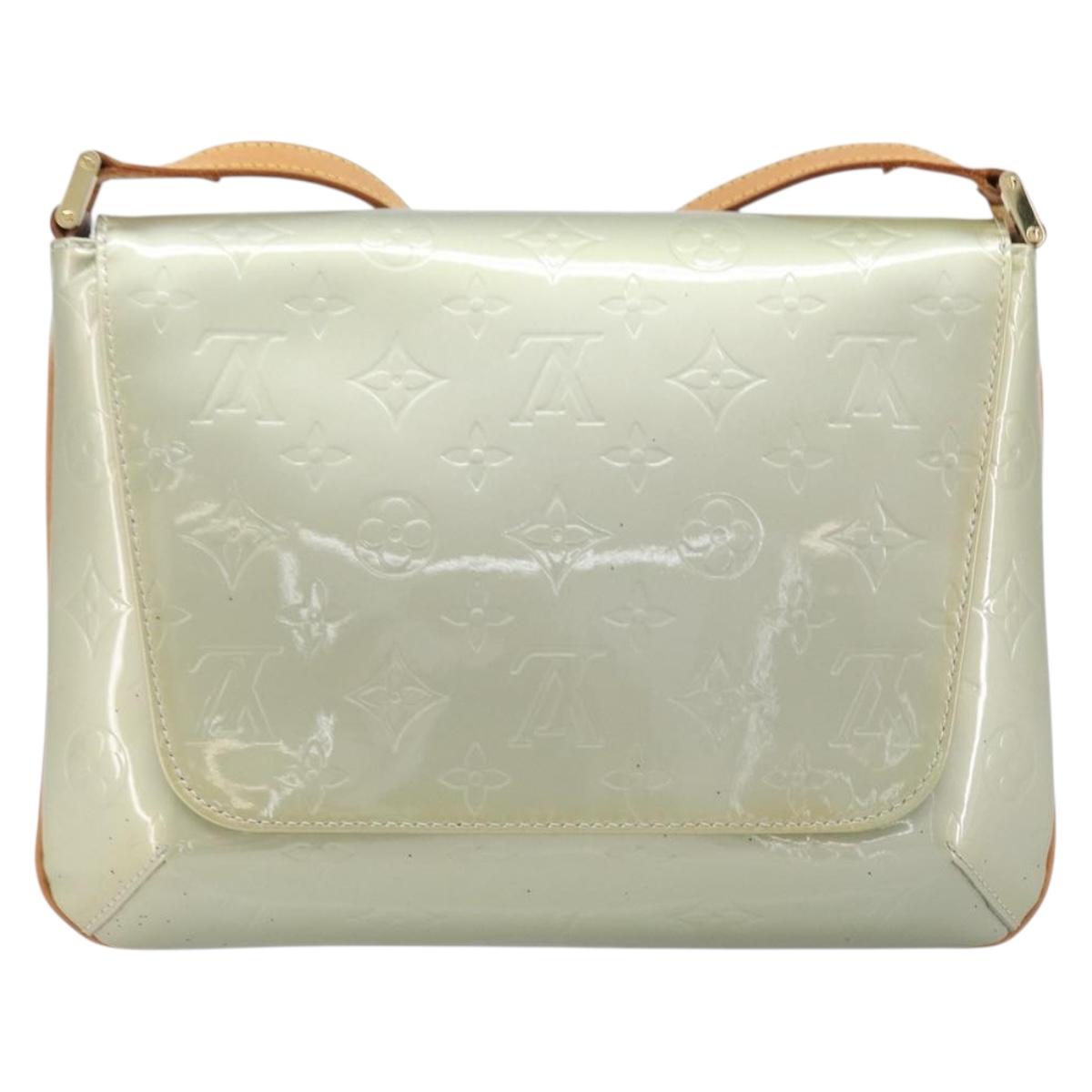 LOUIS VUITTON Monogram Vernis Thompson Street Bag Gris M91008 LV Auth ka6166
