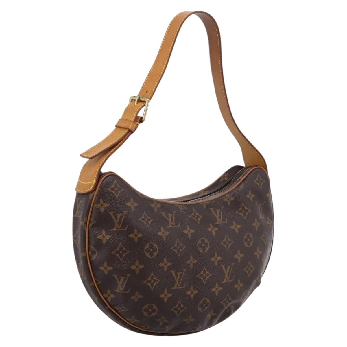 LOUIS VUITTON Monogram Croissant MM Shoulder Bag M51512 LV Auth ka6168V