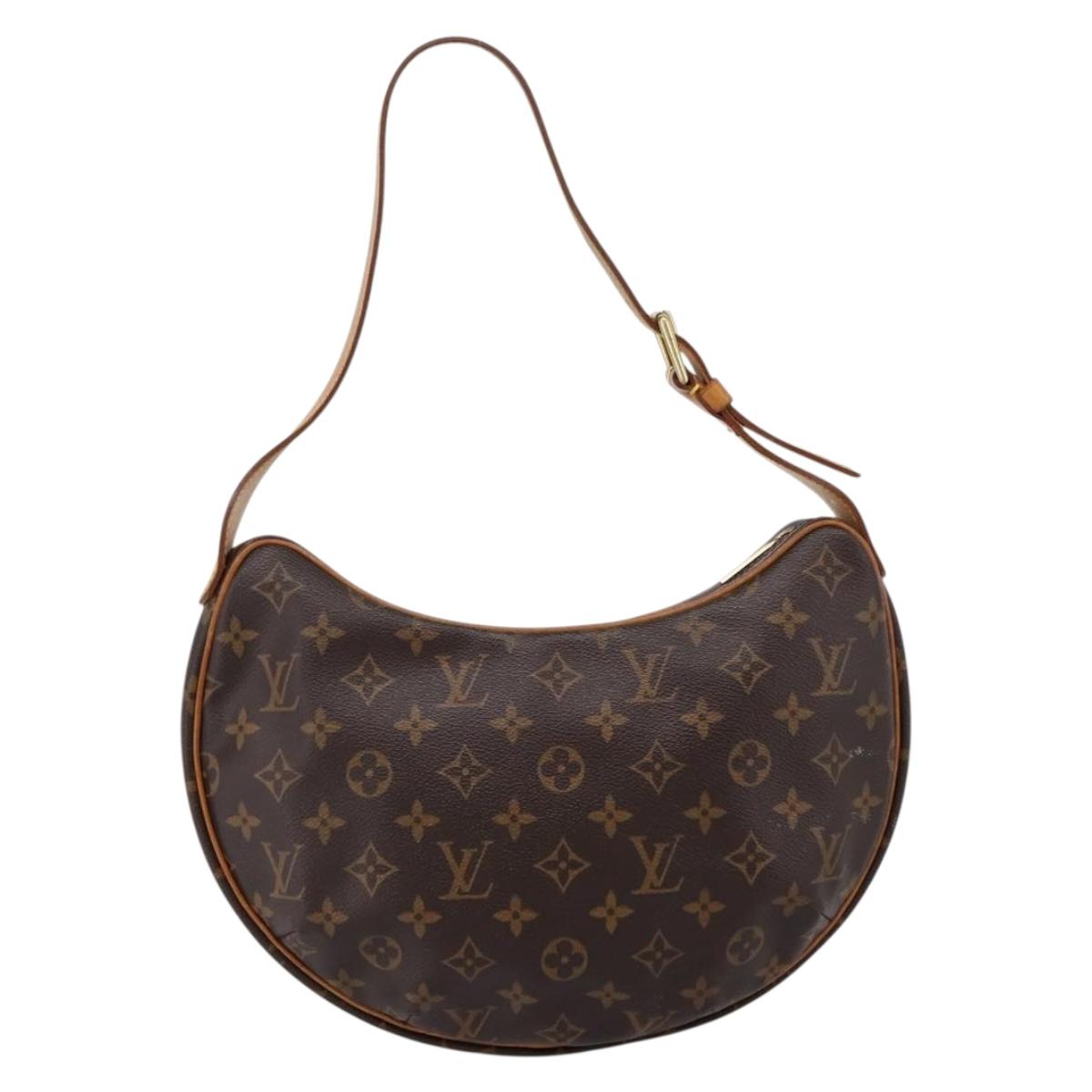 LOUIS VUITTON Monogram Croissant MM Shoulder Bag M51512 LV Auth ka6168V