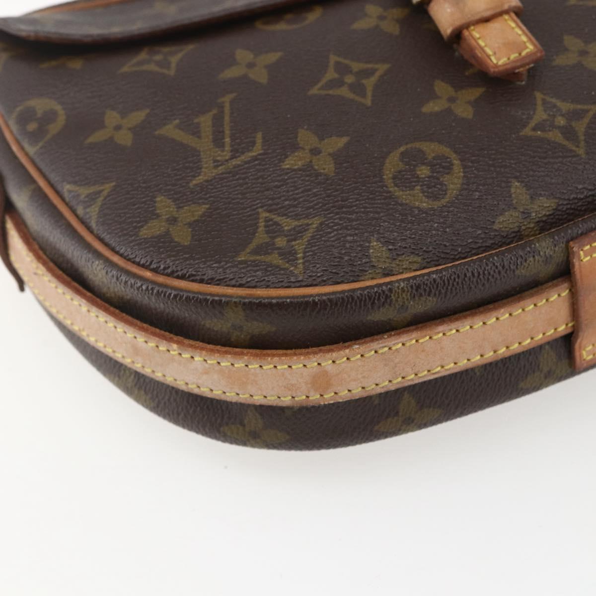 LOUIS VUITTON Monogram Jeune Fille MM Shoulder Bag M51226 LV Auth ka617