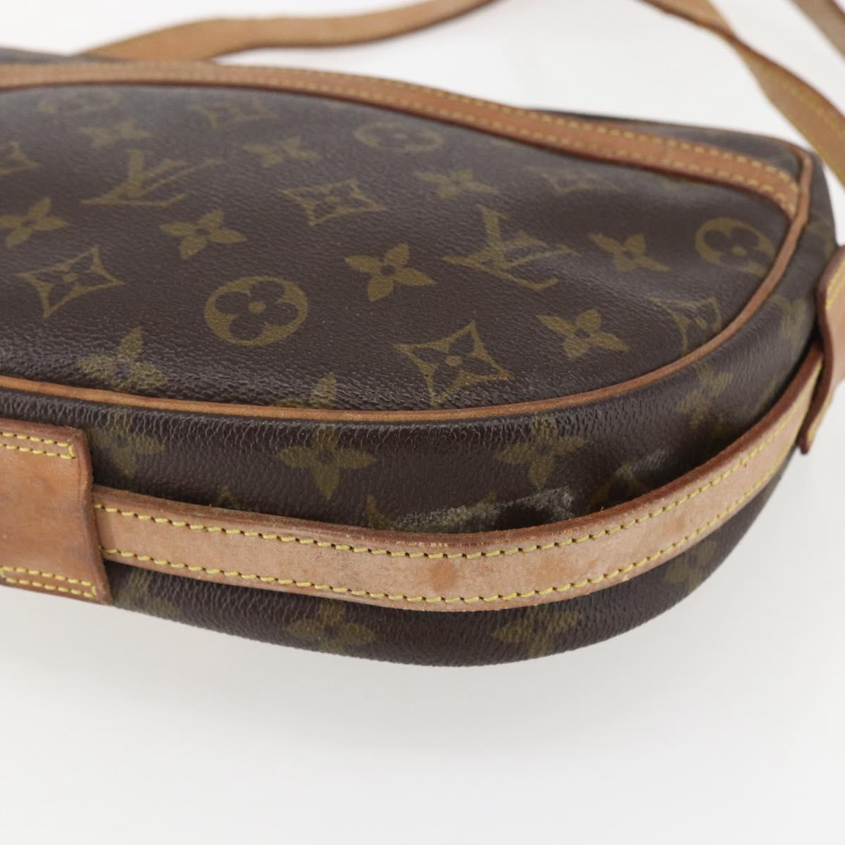 LOUIS VUITTON Monogram Jeune Fille MM Shoulder Bag M51226 LV Auth ka617