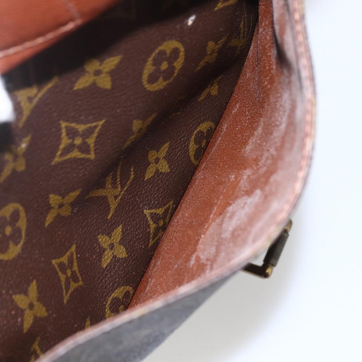 LOUIS VUITTON Monogram Jeune Fille MM Shoulder Bag M51226 LV Auth ka617