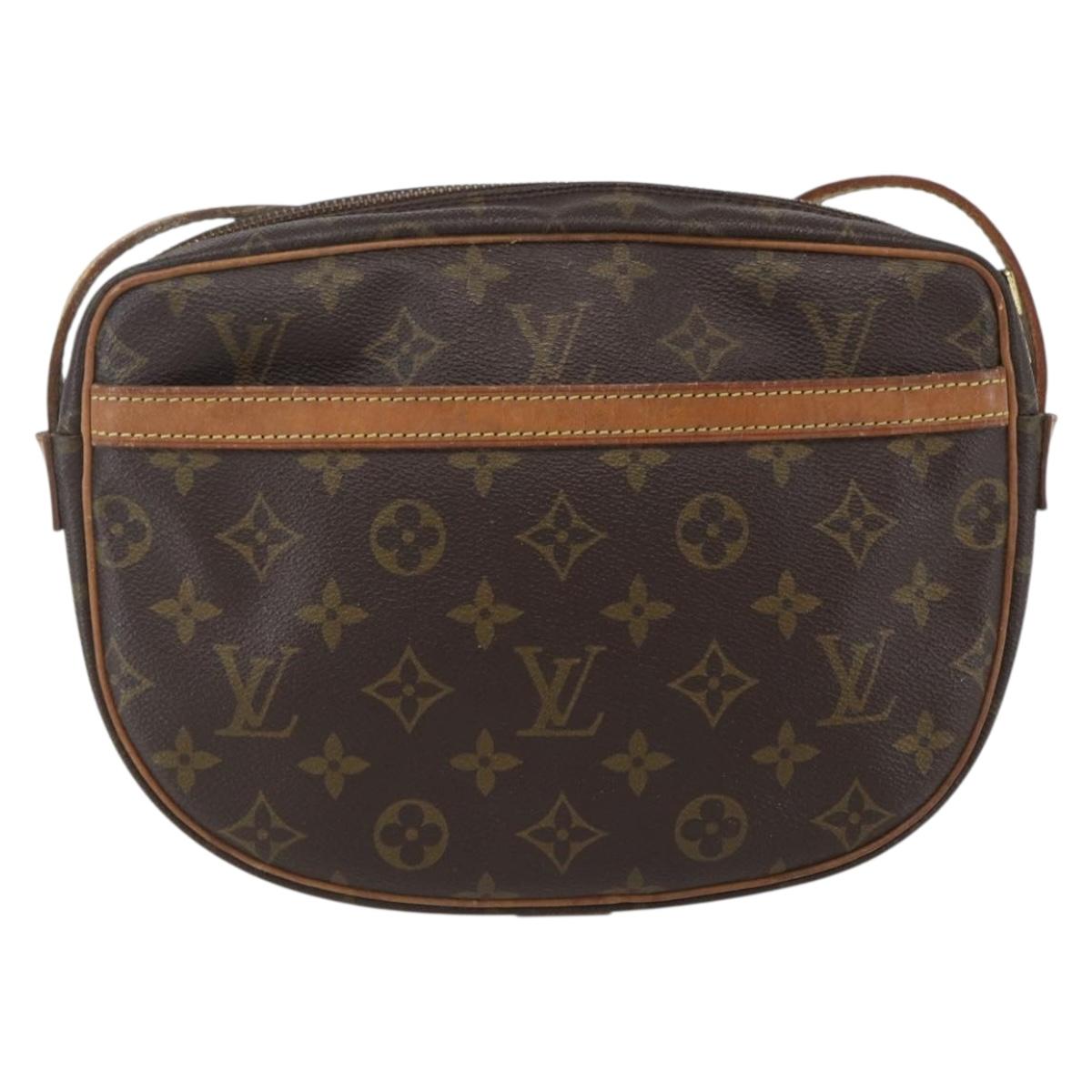 LOUIS VUITTON Monogram Jeune Fille MM Shoulder Bag M51226 LV Auth ka617