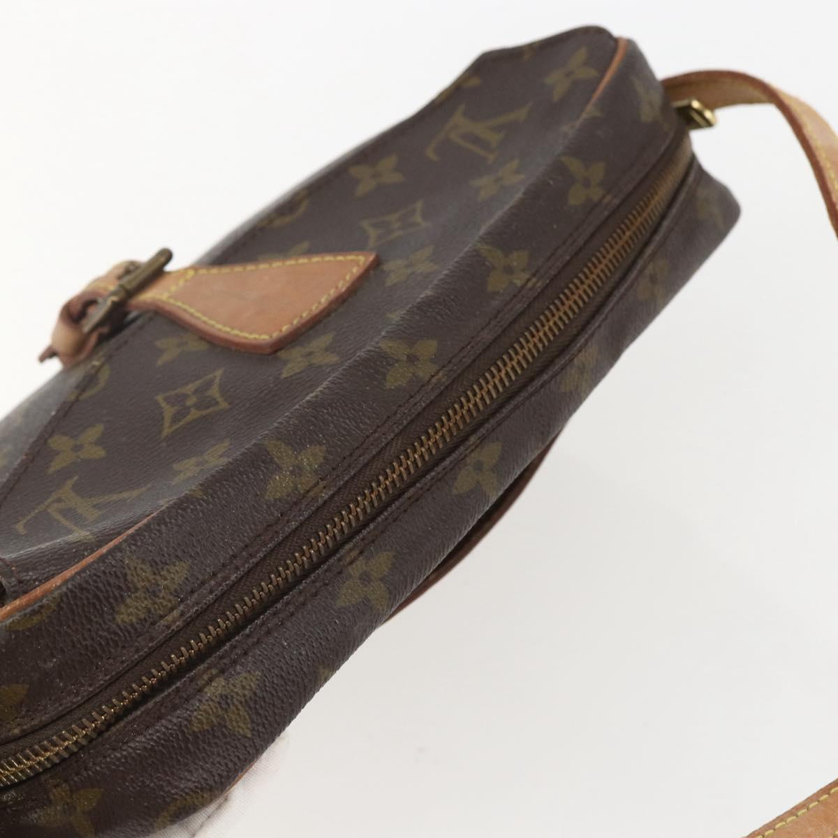 LOUIS VUITTON Monogram Jeune Fille MM Shoulder Bag M51226 LV Auth ka617