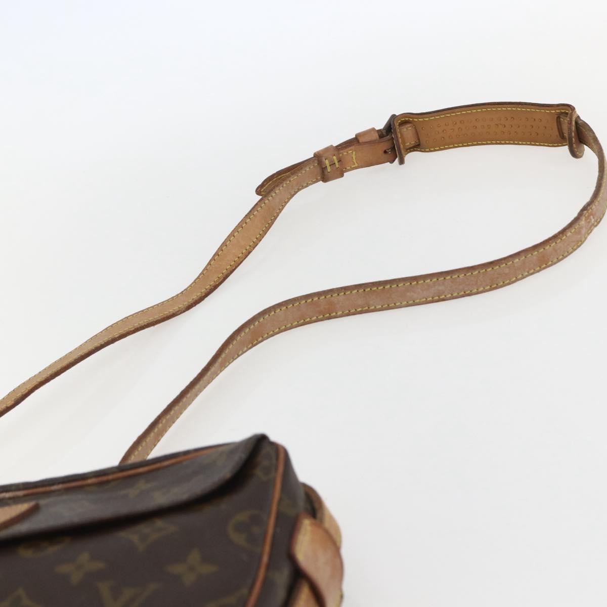 LOUIS VUITTON Monogram Jeune Fille MM Shoulder Bag M51226 LV Auth ka617