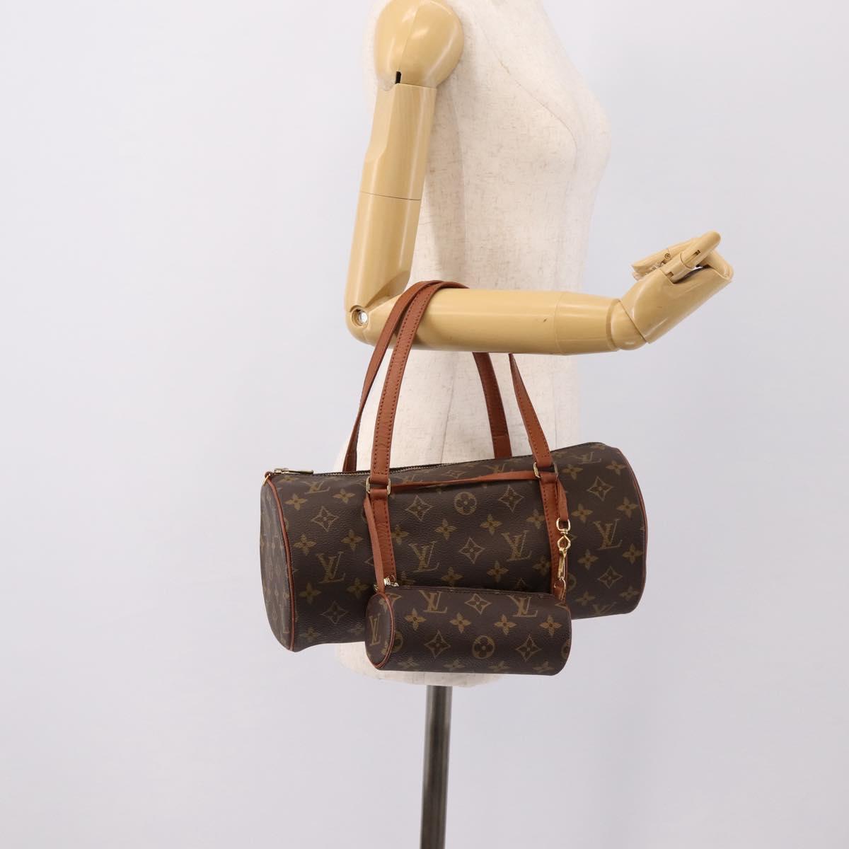 LOUIS VUITTON Monogram Papillon 30 Hand Bag Vintage M51365 LV Auth ka6176A