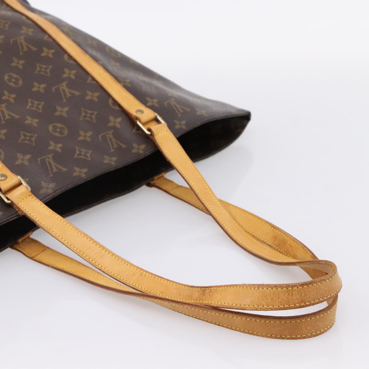 LOUIS VUITTON Monogram Sac Shopping Tote Bag M51108 LV Auth ka6181