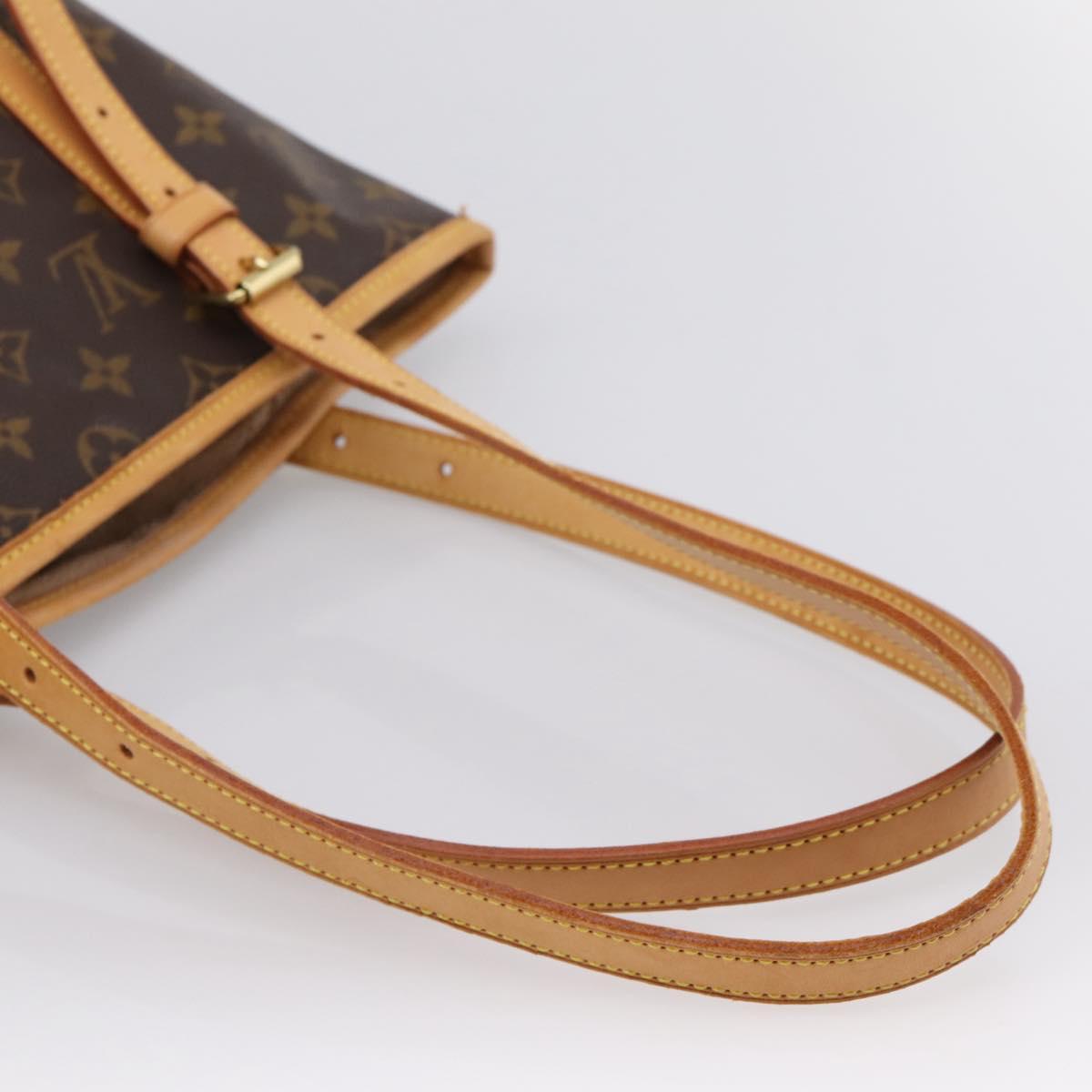 LOUIS VUITTON Monogram Bucket GM Shoulder Bag M42236 LV Auth ka6182