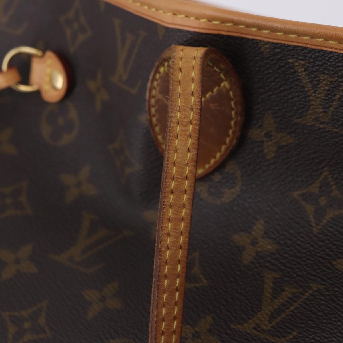 LOUIS VUITTON Monogram Neverfull MM Tote Bag M40156 LV Auth ka6184A