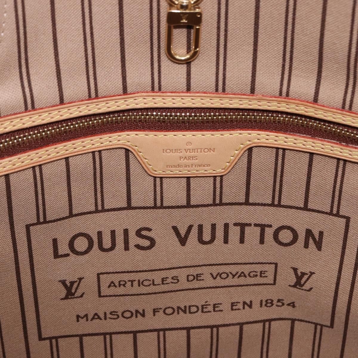 LOUIS VUITTON Monogram Neverfull MM Tote Bag M40156 LV Auth ka6184A