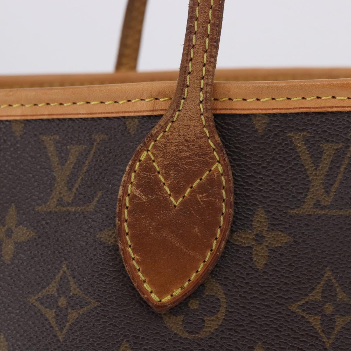 LOUIS VUITTON Monogram Neverfull MM Tote Bag M40156 LV Auth ka6184A