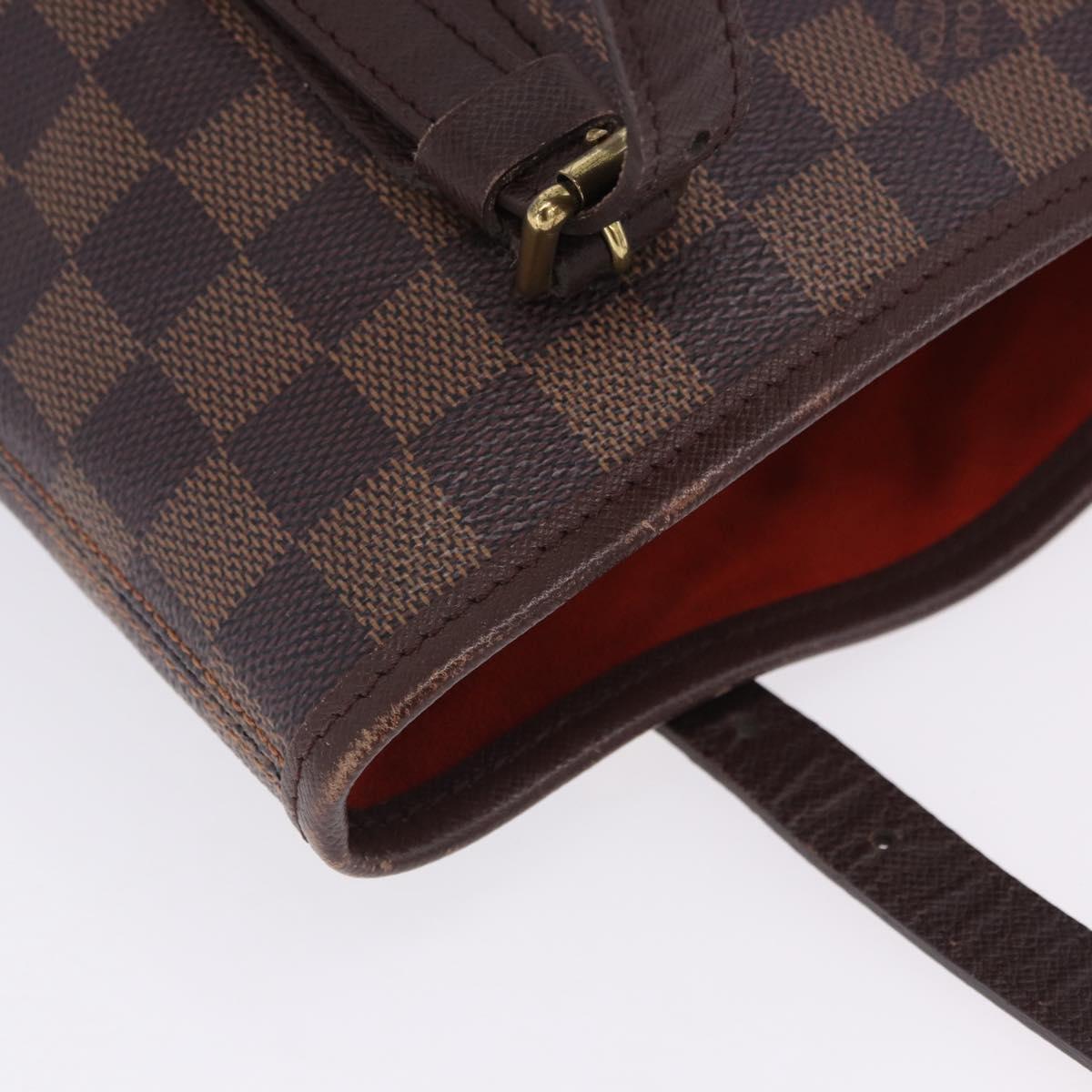 LOUIS VUITTON Damier Ebene Marais Shoulder Bag N42240 LV Auth ka6186