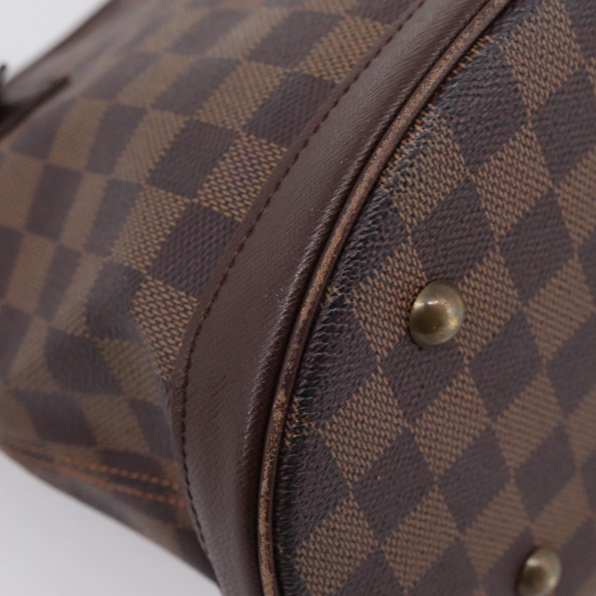 LOUIS VUITTON Damier Ebene Marais Shoulder Bag N42240 LV Auth ka6186