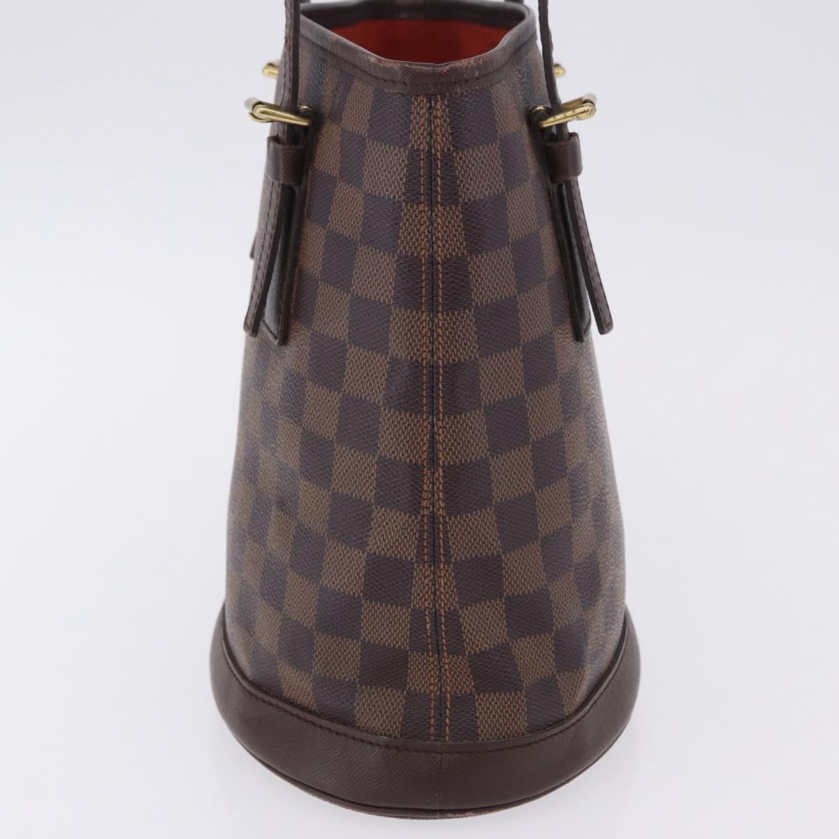 LOUIS VUITTON Damier Ebene Marais Shoulder Bag N42240 LV Auth ka6186