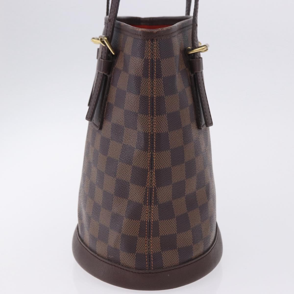 LOUIS VUITTON Damier Ebene Marais Shoulder Bag N42240 LV Auth ka6186