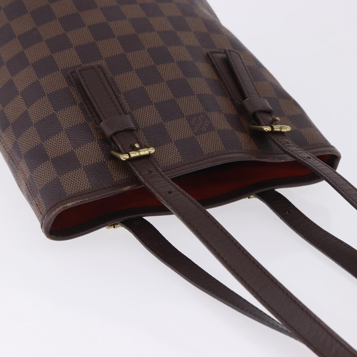 LOUIS VUITTON Damier Ebene Marais Shoulder Bag N42240 LV Auth ka6186