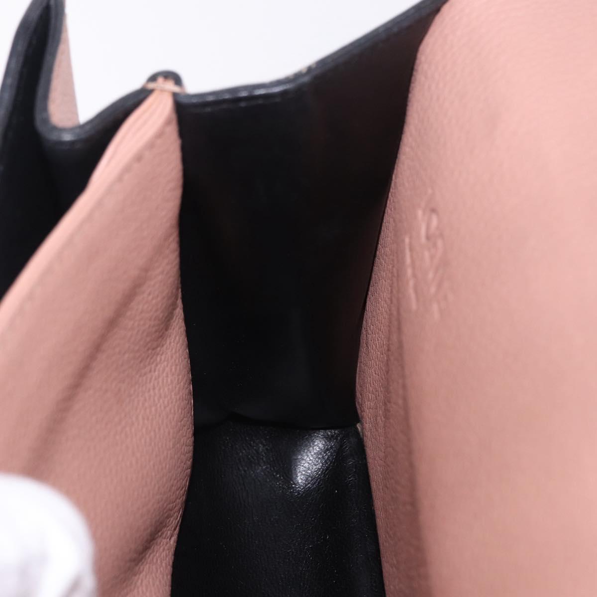 LOEWE Barcelona Shoulder Bag Leather Pink Gold Tone Auth ka6190A