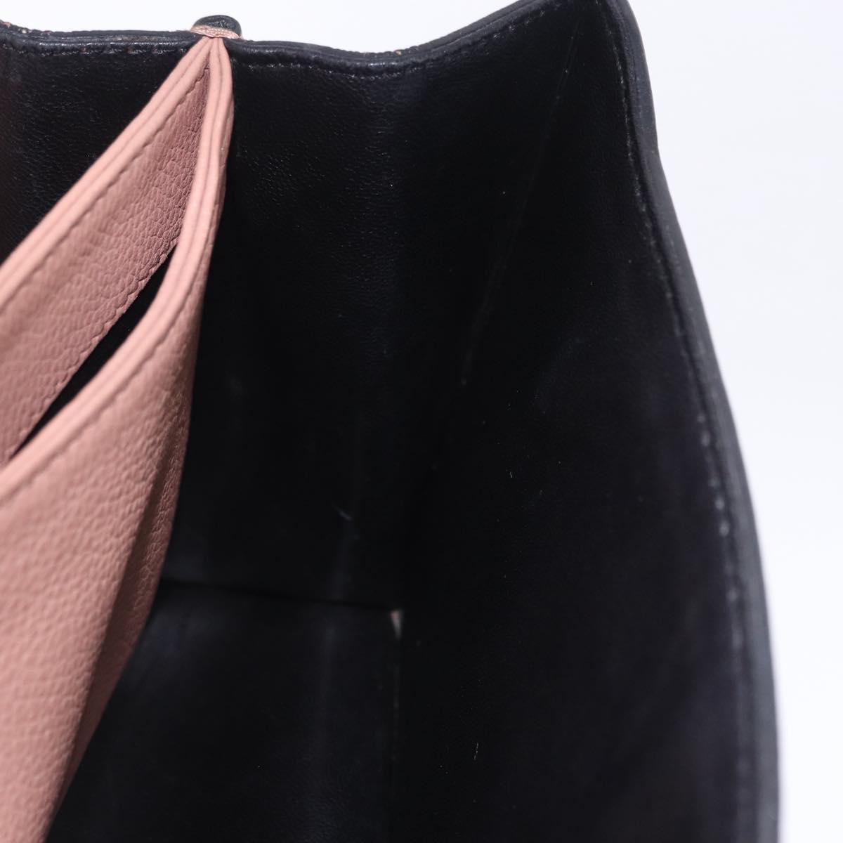 LOEWE Barcelona Shoulder Bag Leather Pink Gold Tone Auth ka6190A
