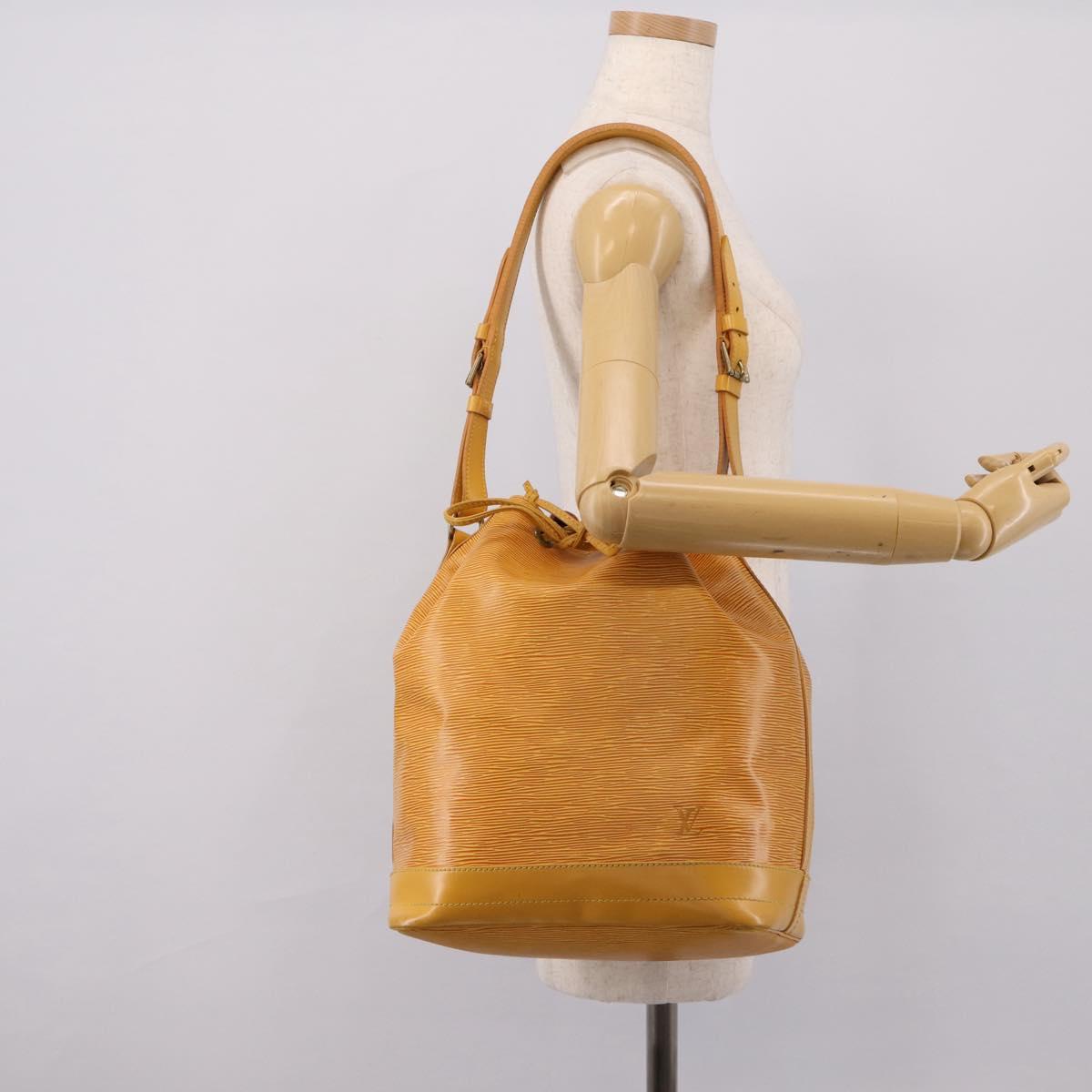 LOUIS VUITTON Epi Noe Shoulder Bag Tassili Yellow M44009 LV Auth ka6193