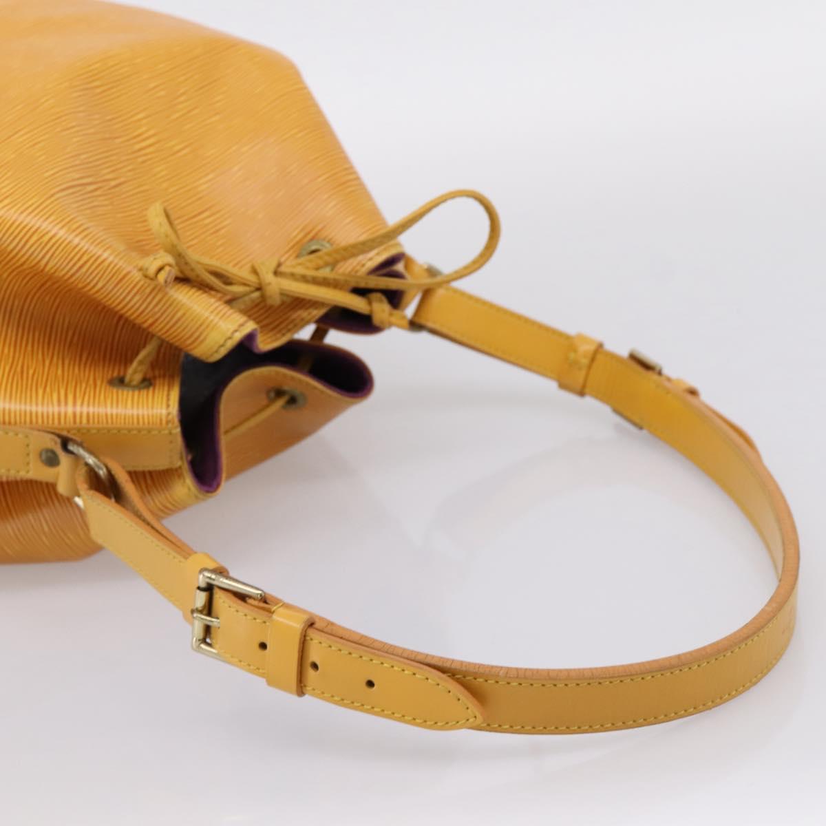 LOUIS VUITTON Epi Noe Shoulder Bag Tassili Yellow M44009 LV Auth ka6193