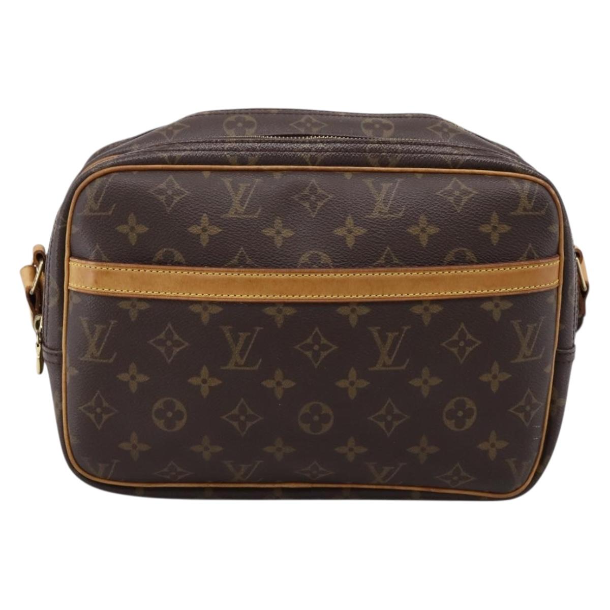 LOUIS VUITTON Monogram Reporter PM Shoulder Bag M45254 LV Auth ka6202A