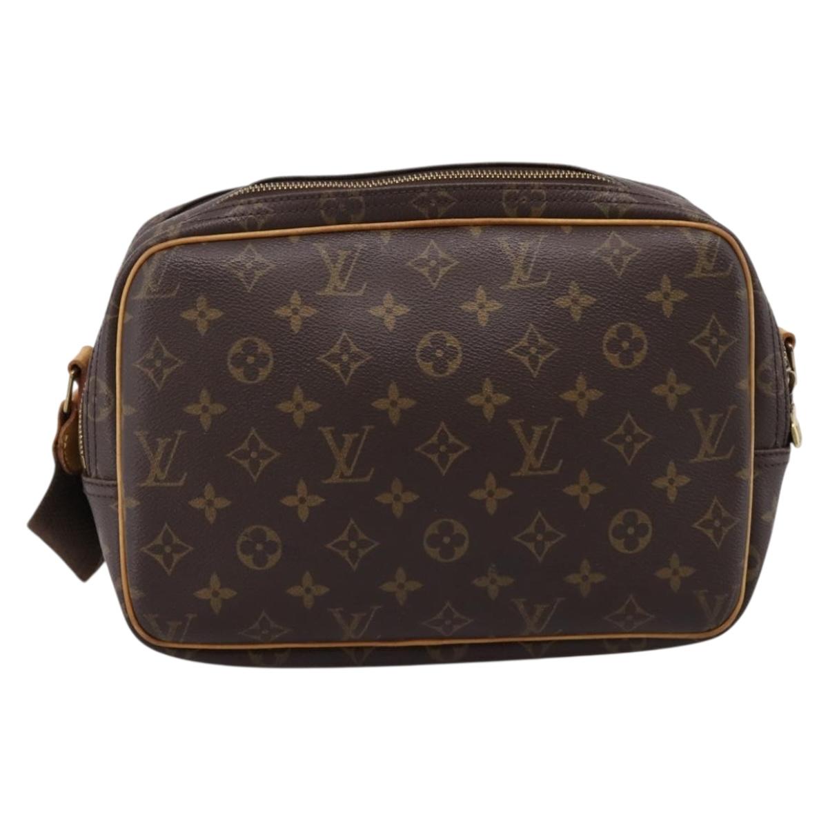 LOUIS VUITTON Monogram Reporter PM Shoulder Bag M45254 LV Auth ka6202A