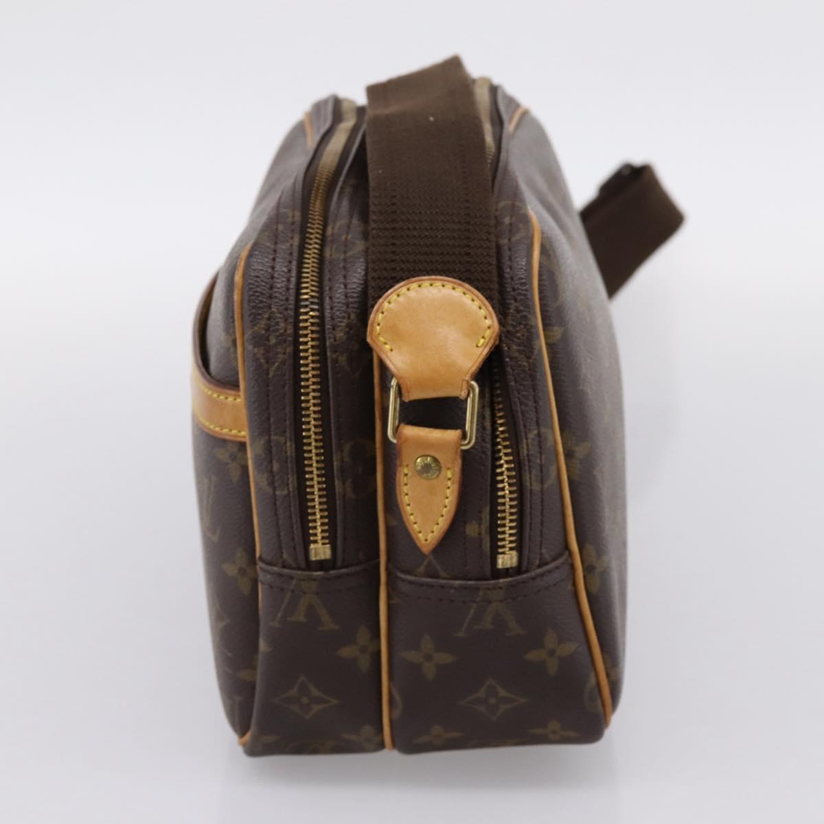 LOUIS VUITTON Monogram Reporter PM Shoulder Bag M45254 LV Auth ka6202A